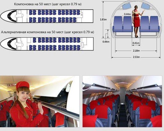 Crj 200 схема мест