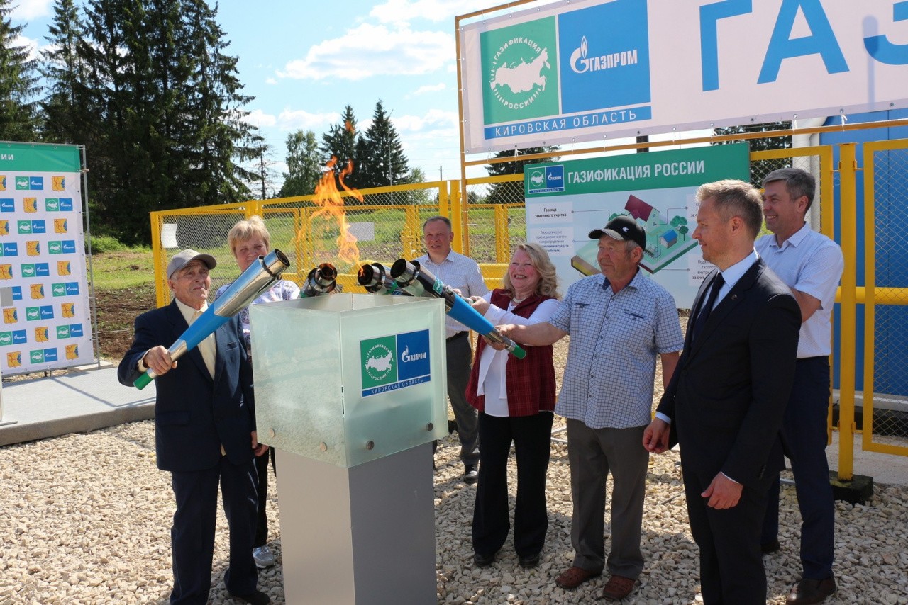 В Слободском районе Кировской области введен в эксплуатацию газопровод к  шести населенным пунктам