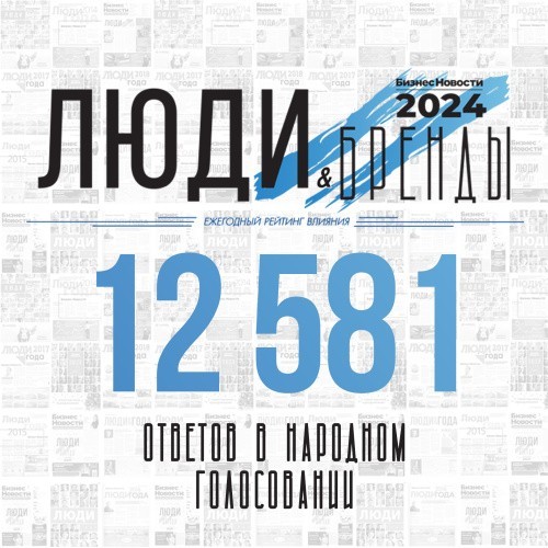 12 581 человек приняли участие в народном голосовании рейтинга «Люди и бренды»-2024