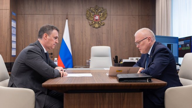 Дмитрий Патрушев и Александр Соколов обсудили развитие АПК и экологии