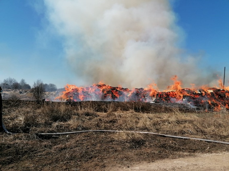 Активисты о пожаре на нелегальной свалке под Котельничем: поджигают перед проверками