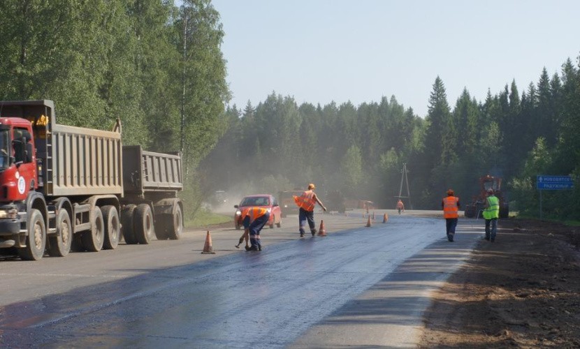 Дорогу Кострома–Шарья–Киров–Пермь на территории Кировской области планируют отремонтировать до 1 июля 2022 года