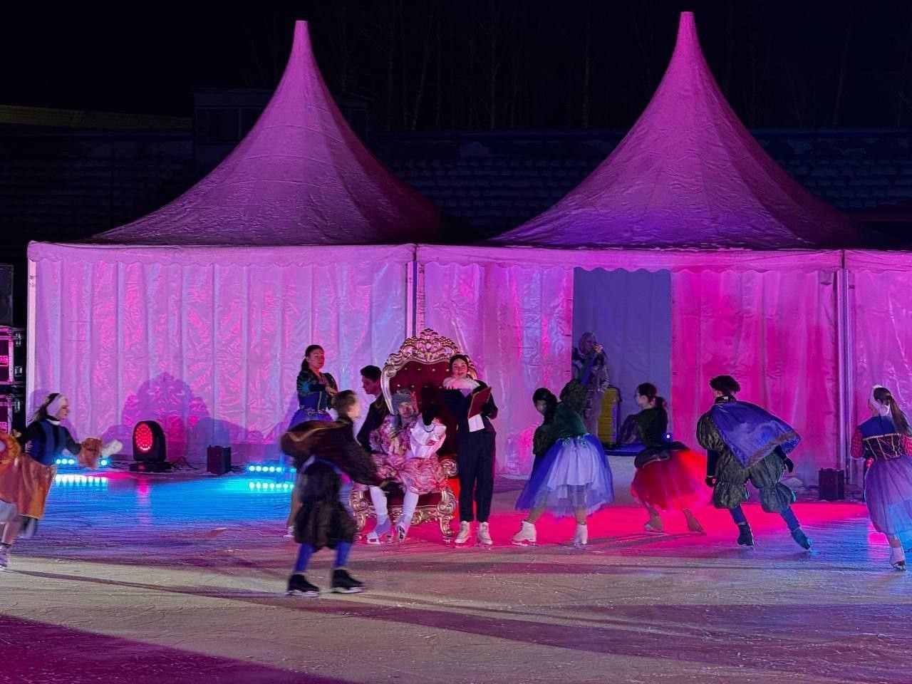 На льду стадиона «Динамо» начались представления ледового шоу На льду стадиона «Динамо» начались представления ледового шоу