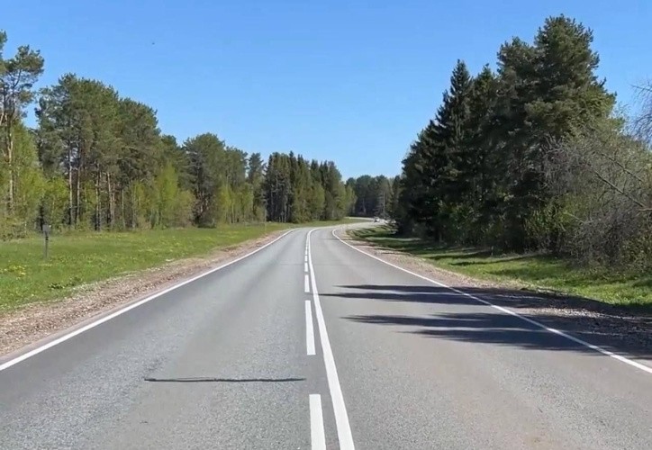 В Кировской области отремонтировали участок дороги Киров – Малмыж – Вятские Поляны