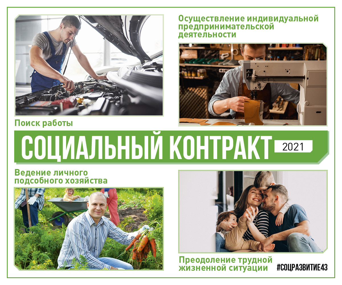 Новости от «Бизнес новостей» Социальный контракт: двое кировчан получили помощь в трудовой реализации
