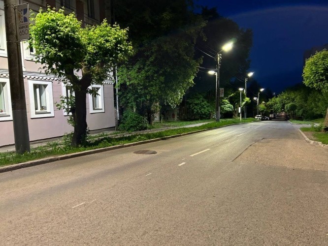 Тестирование уличных светильников от потенциальных поставщиков началось с улицы Володарского