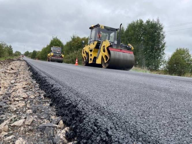 Капитальный ремонт дороги Фалёнки – Леваны выполнен на 85%