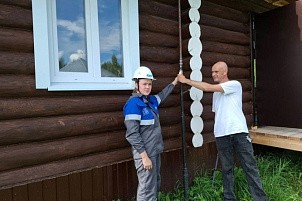 В селе Ильинское Кировской области подключили к газу дом участника СВО