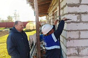 В деревне Рай Кировской области газифицированы первые домовладения