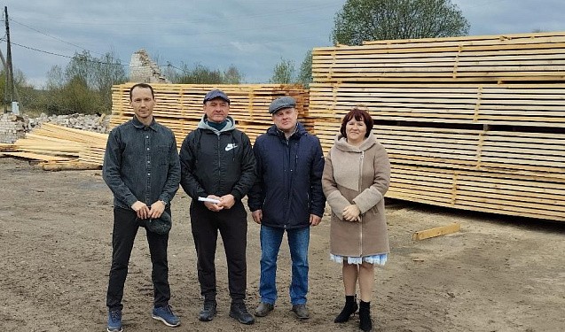 В Кильмезском районе предприниматель расширяет производство пиломатериалов 