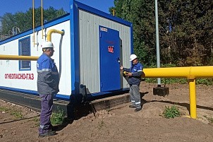 В Фаленках ввели в эксплуатацию новый газорегуляторный пункт