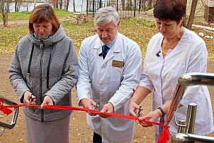 Новое здание физиоотделения открыли в Унях